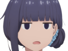 misuzu gundou tomo chan est une fille anime manga waifu yeux violets cheveux mauves