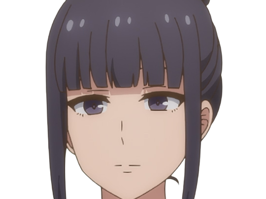Sticker misuzu gundou tomo chan est une fille anime manga waifu yeux violets cheveux mauves par Dark-63