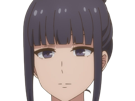 misuzu gundou tomo chan est une fille anime manga waifu yeux violets cheveux mauves