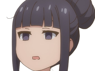 Sticker misuzu gundou tomo chan est une fille anime manga waifu yeux violets cheveux mauves par Dark-63