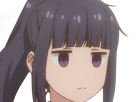 misuzu gundou tomo chan est une fille anime manga waifu yeux violets cheveux mauves