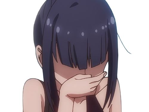 Sticker misuzu gundou tomo chan est une fille anime manga waifu yeux violets cheveux mauves par Dark-63