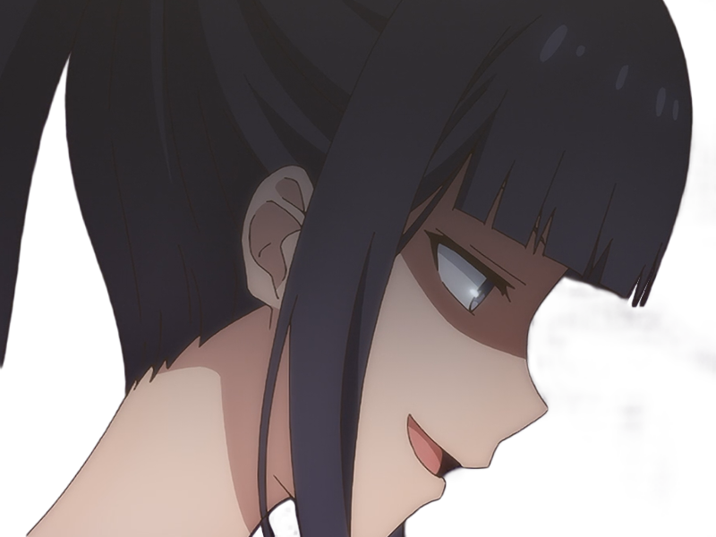 Sticker misuzu gundou tomo chan est une fille anime manga waifu yeux violets cheveux mauves par Dark-63