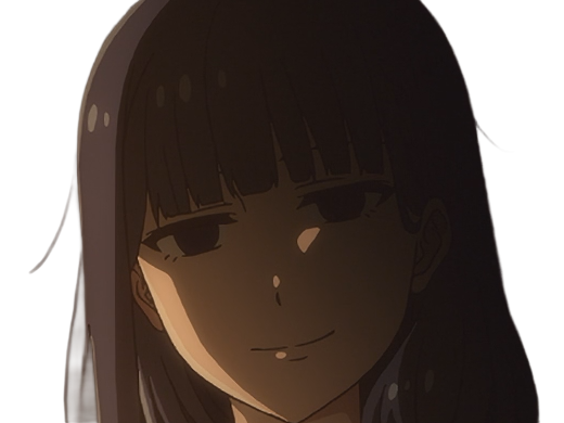 Sticker misuzu gundou tomo chan est une fille anime manga waifu yeux violets cheveux mauves par Dark-63