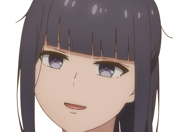 Sticker misuzu gundou tomo chan est une fille anime manga waifu yeux violets cheveux mauves par Dark-63