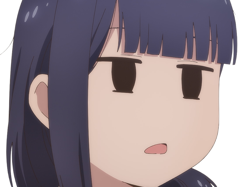 Sticker misuzu gundou tomo chan est une fille anime manga waifu yeux violets cheveux mauves par Dark-63