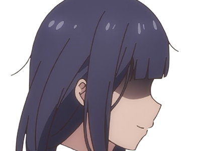 Sticker misuzu gundou tomo chan est une fille anime manga waifu yeux violets cheveux mauves par Dark-63
