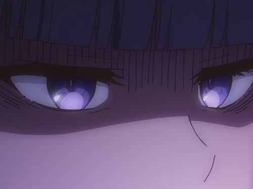 Sticker misuzu gundou tomo chan est une fille anime manga waifu yeux violets cheveux mauves par Dark-63
