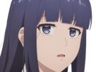 misuzu gundou tomo chan est une fille anime manga waifu yeux violets cheveux mauves