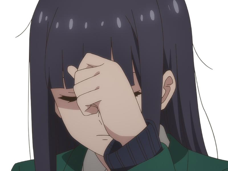 Sticker misuzu gundou tomo chan est une fille anime manga waifu yeux violets cheveux mauves par Dark-63