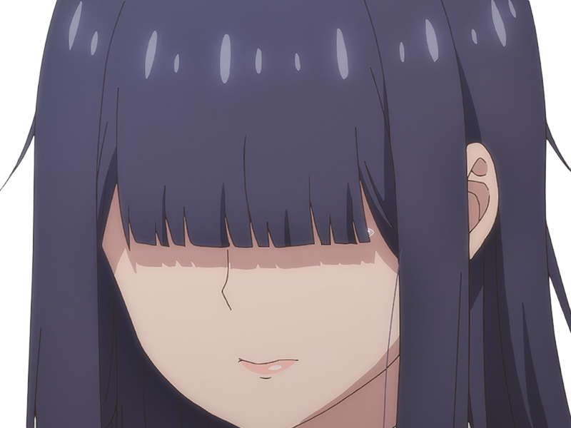 Sticker misuzu gundou tomo chan est une fille anime manga waifu yeux violets cheveux mauves par Dark-63