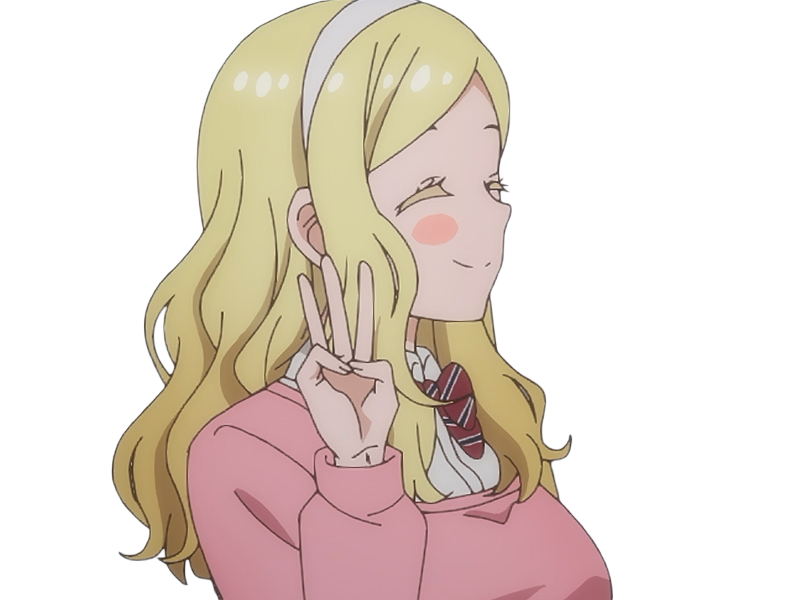 carol olston tomo chan est une fille anime manga waifu yeux verts blonde