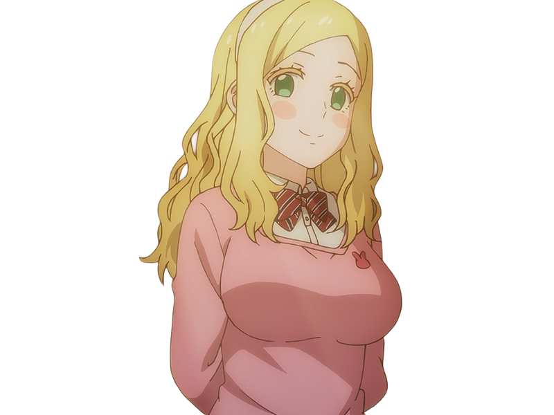 Sticker carol olston tomo chan est une fille anime manga waifu yeux verts blonde par Dark-63