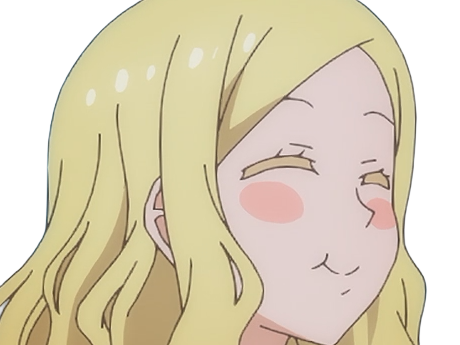 Sticker carol olston tomo chan est une fille anime manga waifu yeux verts blonde par Dark-63