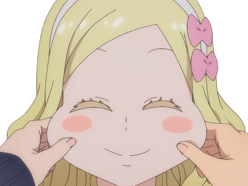 Sticker carol olston tomo chan est une fille anime manga waifu yeux verts blonde par Dark-63