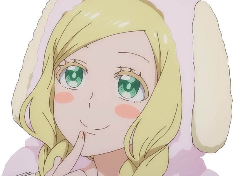 Sticker carol olston tomo chan est une fille anime manga waifu yeux verts blonde par Dark-63