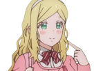 carol olston tomo chan est une fille anime manga waifu yeux verts blonde