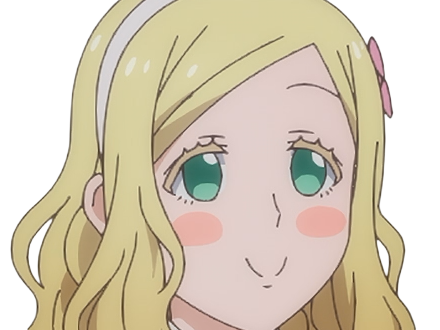 Sticker carol olston tomo chan est une fille anime manga waifu yeux verts blonde par Dark-63