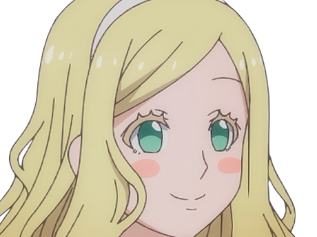 Sticker carol olston tomo chan est une fille anime manga waifu yeux verts blonde par Dark-63