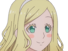 carol olston tomo chan est une fille anime manga waifu yeux verts blonde
