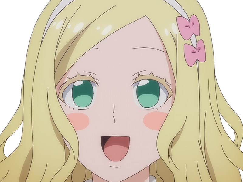 Sticker carol olston tomo chan est une fille anime manga waifu yeux verts blonde par Dark-63