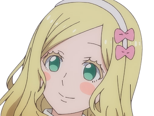 Sticker carol olston tomo chan est une fille anime manga waifu yeux verts blonde par Dark-63