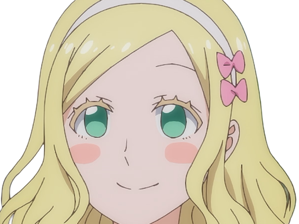 Sticker carol olston tomo chan est une fille anime manga waifu yeux verts blonde par Dark-63