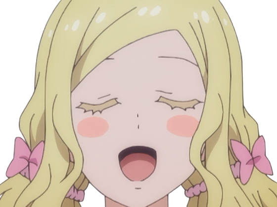 Sticker carol olston tomo chan est une fille anime manga waifu yeux verts blonde par Dark-63