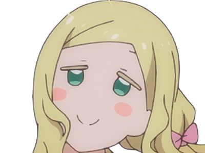 Sticker carol olston tomo chan est une fille anime manga waifu yeux verts blonde par Dark-63