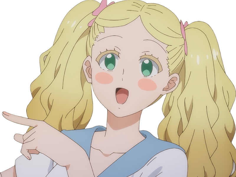 Sticker carol olston tomo chan est une fille anime manga waifu yeux verts blonde par Dark-63