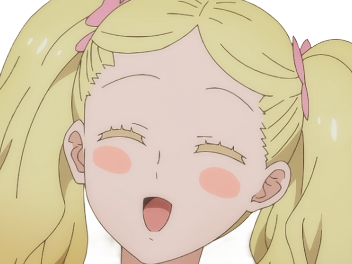 Sticker carol olston tomo chan est une fille anime manga waifu yeux verts blonde par Dark-63