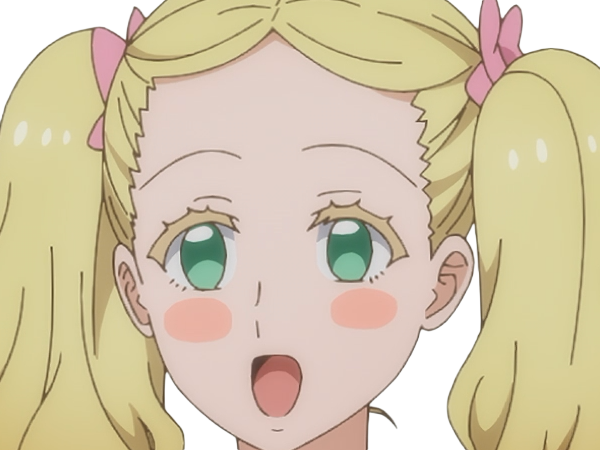 Sticker carol olston tomo chan est une fille anime manga waifu yeux verts blonde par Dark-63