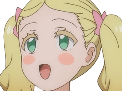 Sticker carol olston tomo chan est une fille anime manga waifu yeux verts blonde par Dark-63