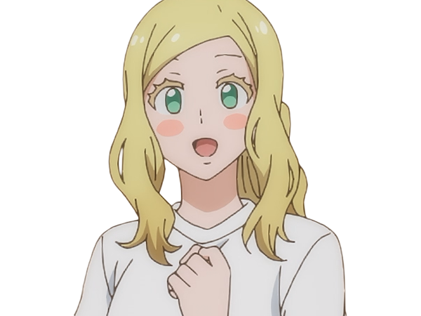 Sticker carol olston tomo chan est une fille anime manga waifu yeux verts blonde par Dark-63