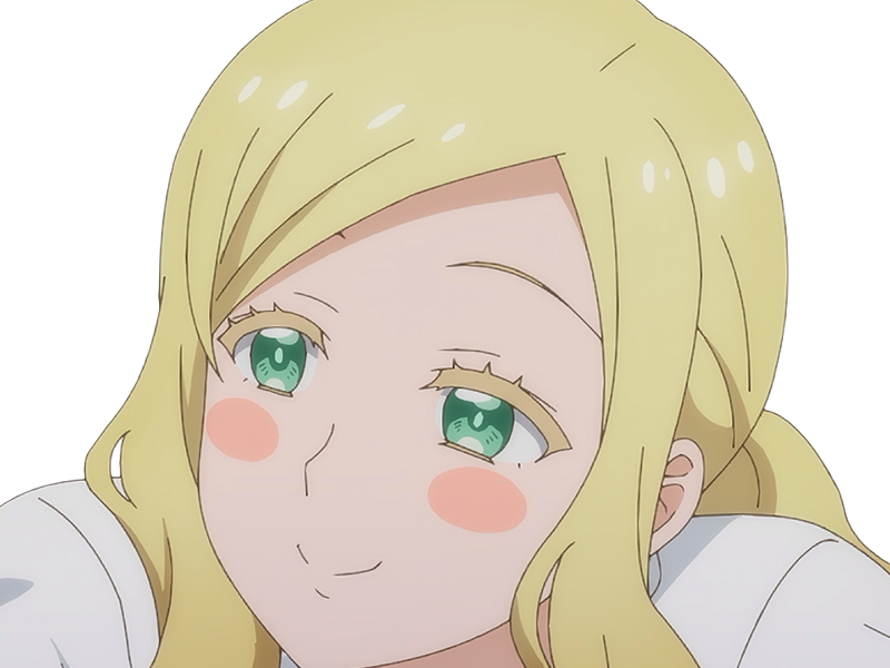 Sticker carol olston tomo chan est une fille anime manga waifu yeux verts blonde par Dark-63