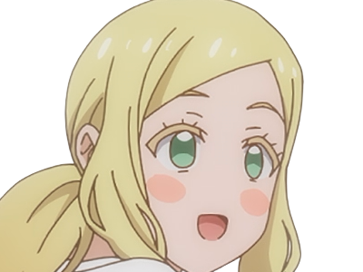 Sticker carol olston tomo chan est une fille anime manga waifu yeux verts blonde par Dark-63