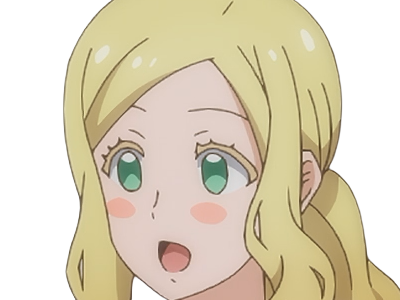 Sticker carol olston tomo chan est une fille anime manga waifu yeux verts blonde par Dark-63