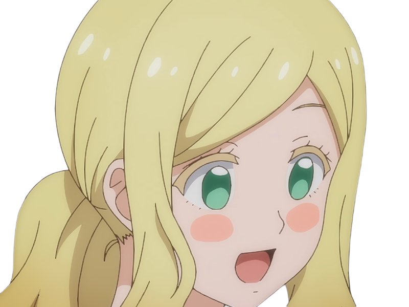 Sticker carol olston tomo chan est une fille anime manga waifu yeux verts blonde par Dark-63