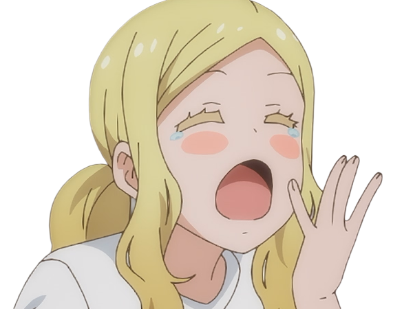Sticker carol olston tomo chan est une fille anime manga waifu yeux verts blonde par Dark-63