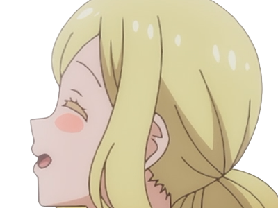 Sticker carol olston tomo chan est une fille anime manga waifu yeux verts blonde par Dark-63