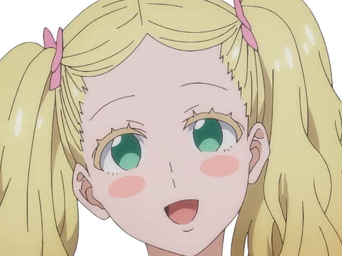 Sticker carol olston tomo chan est une fille anime manga waifu yeux verts blonde par Dark-63