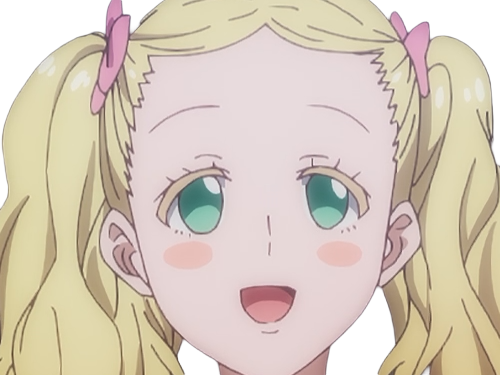 Sticker carol olston tomo chan est une fille anime manga waifu yeux verts blonde par Dark-63