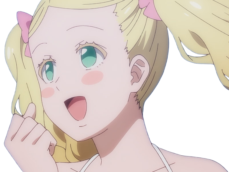 Sticker carol olston tomo chan est une fille anime manga waifu yeux verts blonde par Dark-63