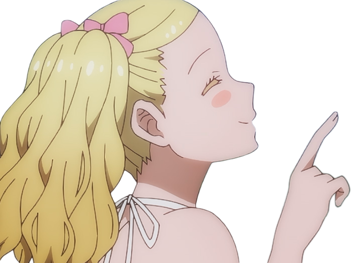 Sticker carol olston tomo chan est une fille anime manga waifu yeux verts blonde par Dark-63