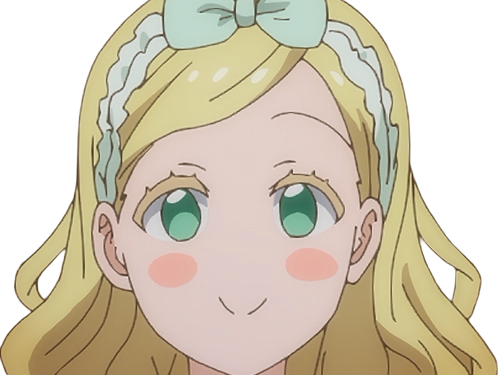 Sticker carol olston tomo chan est une fille anime manga waifu yeux verts blonde par Dark-63
