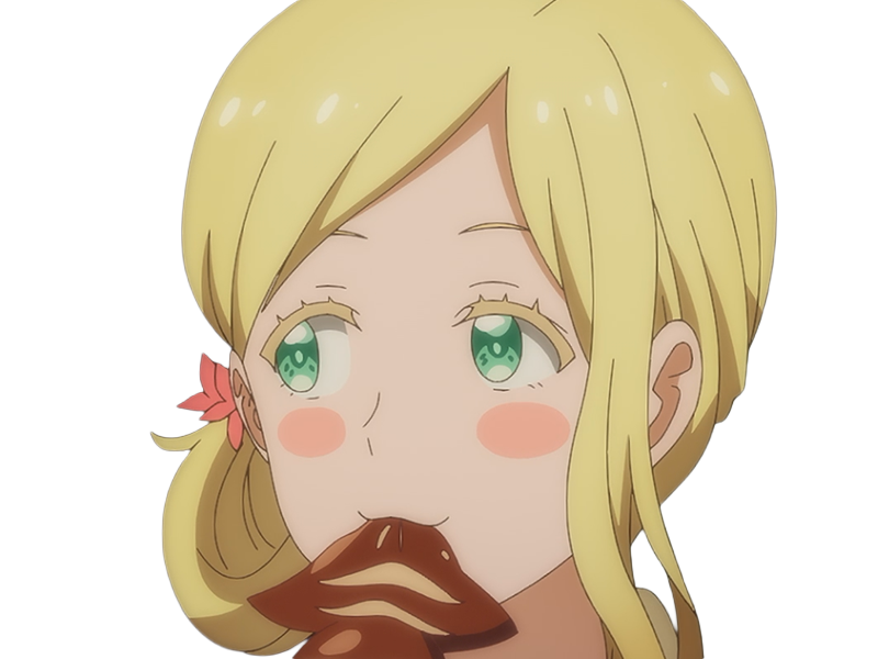 Sticker carol olston tomo chan est une fille anime manga waifu yeux verts blonde par Dark-63