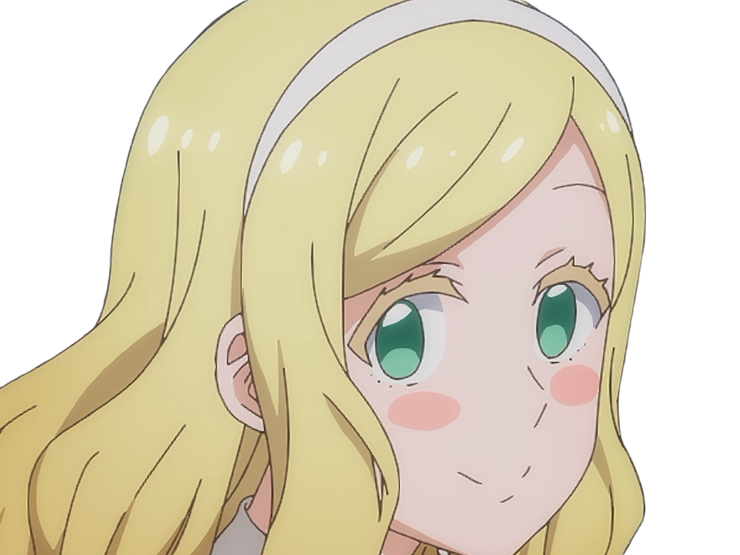 Sticker carol olston tomo chan est une fille anime manga waifu yeux verts blonde par Dark-63