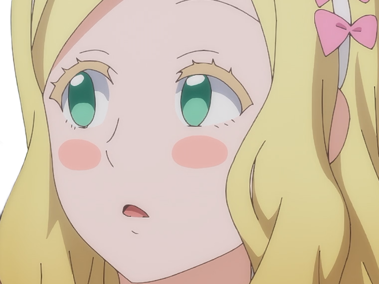 Sticker carol olston tomo chan est une fille anime manga waifu yeux verts blonde par Dark-63
