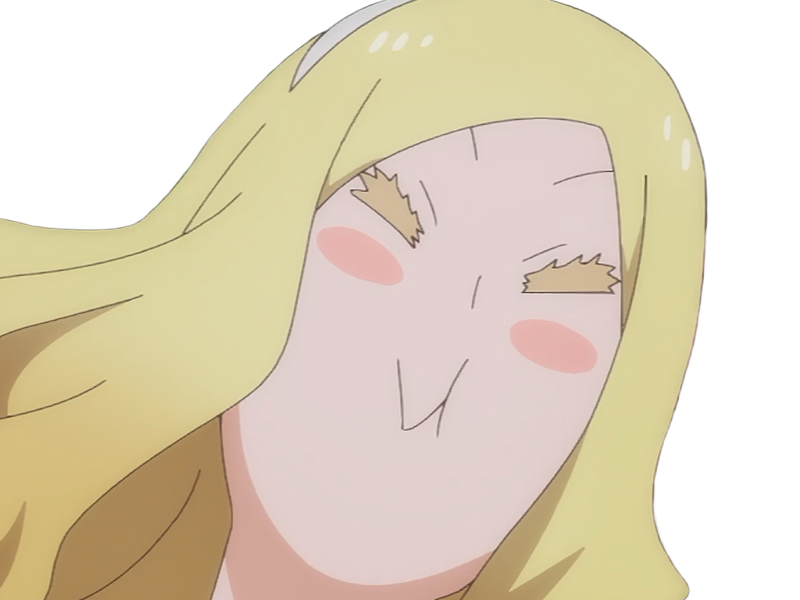 Sticker carol olston tomo chan est une fille anime manga waifu yeux verts blonde par Dark-63