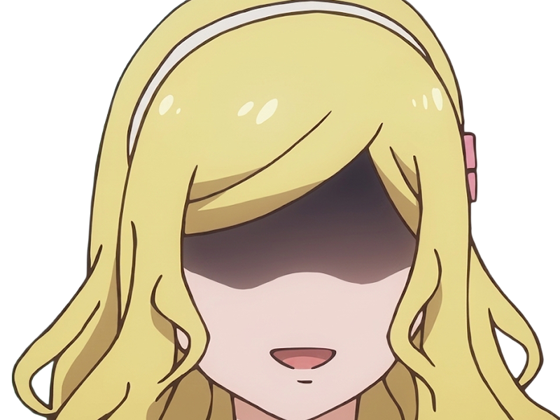 Sticker carol olston tomo chan est une fille anime manga waifu yeux verts blonde par Dark-63
